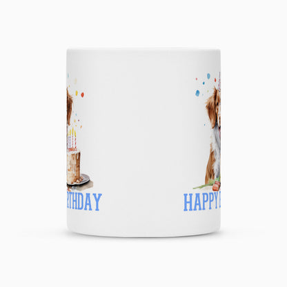 Tasse "Brittany Spaniel - Happy Birthday" – hunde-shirt.de