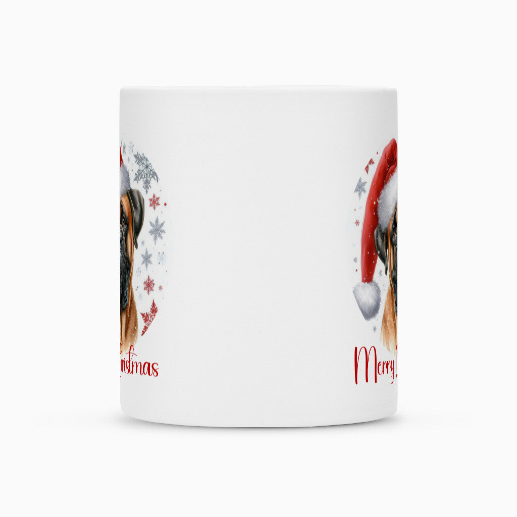 Tasse "Bullmastiff - Merry Christmas" – hunde-shirt.de