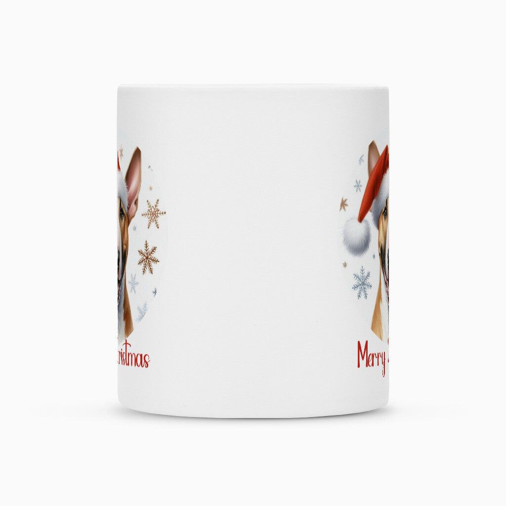 Tasse "Bullterrier - Merry Christmas" – hunde-shirt.de