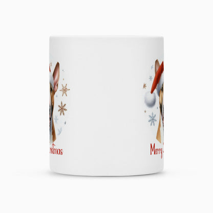 Tasse "Bullterrier - Merry Christmas" – hunde-shirt.de