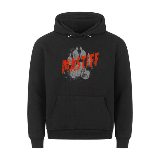 Premium Hoodie "Bullmastiff - PAW" Schwarz – hunde-shirt.de