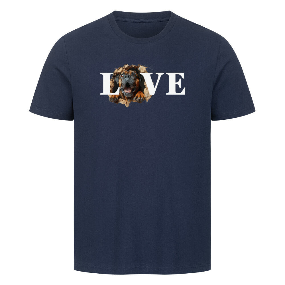 Premium T-Shirt "Bullmastiff - LOVE French Navy – hunde-shirt.de