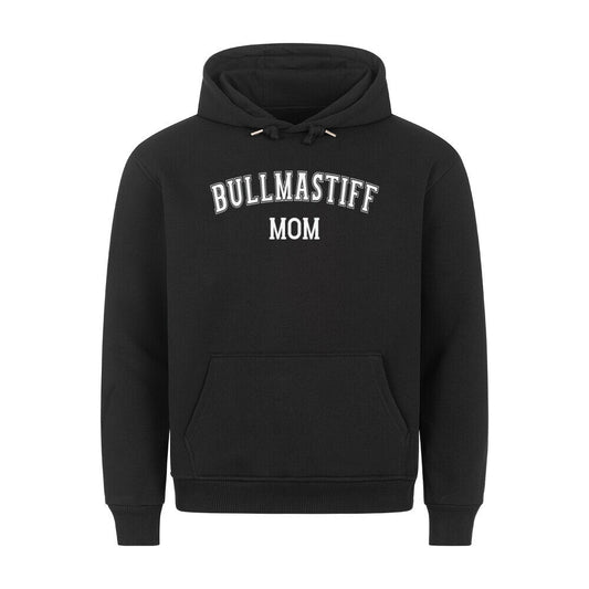 Premium Hoodie "Bullmastiff - MOM" Schwarz – hunde-shirt.de