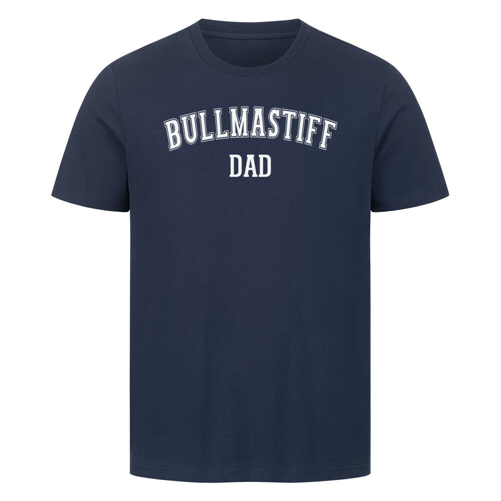 Premium T-Shirt "Bullmastiff - DAD" French Navy – hunde-shirt.de