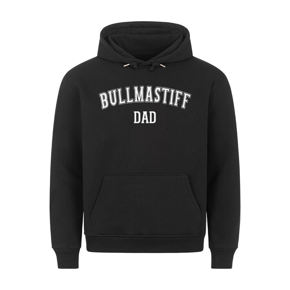 Premium Hoodie "Bullmastiff - DAD" Schwarz – hunde-shirt.de