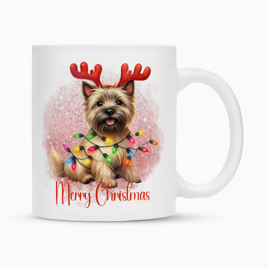 Tasse "Cairn Terrier - Funny Christmas" Weiß – hunde-shirt.de