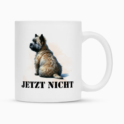 Tasse "Cairn Terrier - JETZT NICHT" Weiß – hunde-shirt.de