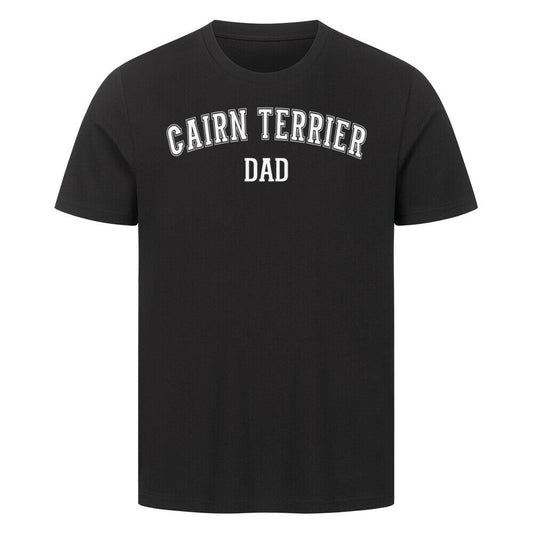 Premium T-Shirt "Cairn Terrier - DAD" Schwarz – hunde-shirt.de