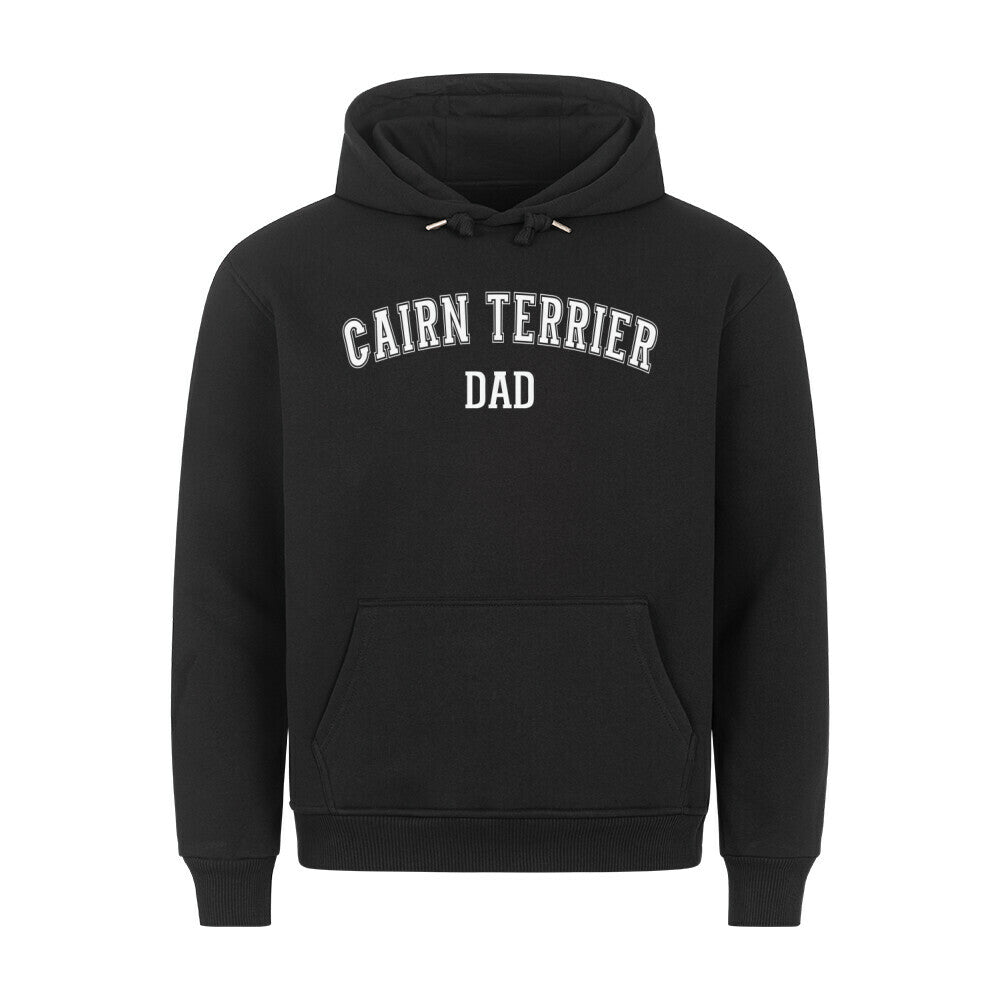 Premium Hoodie "Cairn Terrier - DAD" Schwarz – hunde-shirt.de