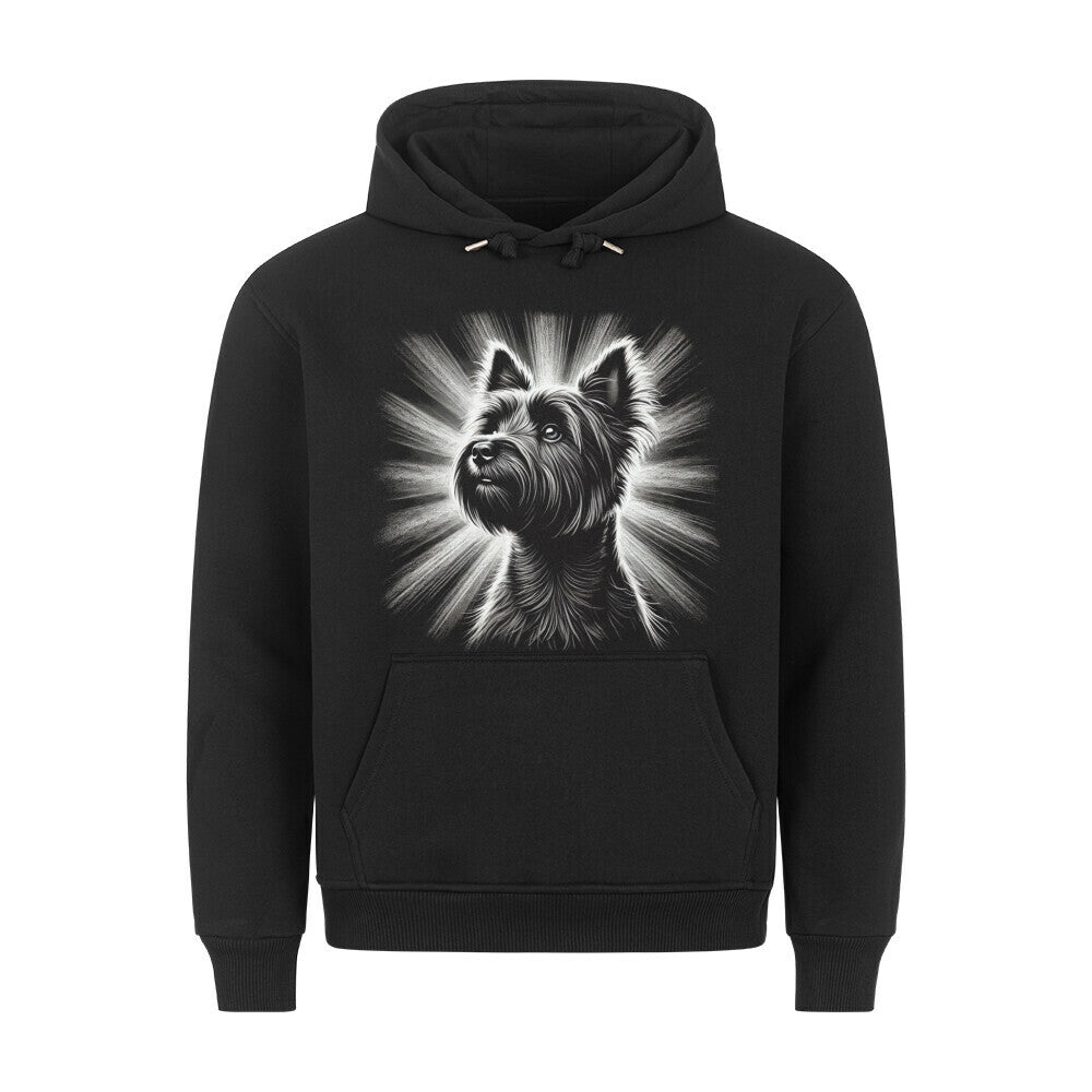 Premium Hoodie "Cairn Terrier - Shine" Schwarz – hunde-shirt.de