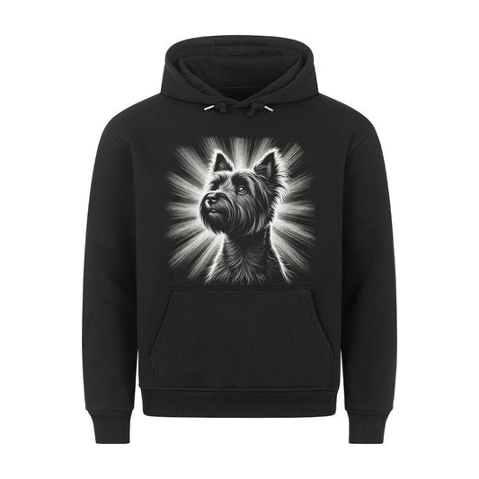 Premium Hoodie "Cairn Terrier - Shine" Schwarz – hunde-shirt.de