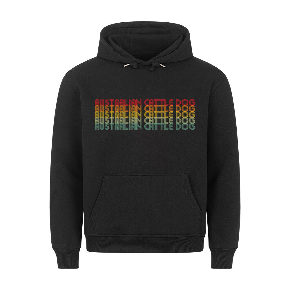 Premium Hoodie "Australian Cattle Dog" Schwarz – hunde-shirt.de