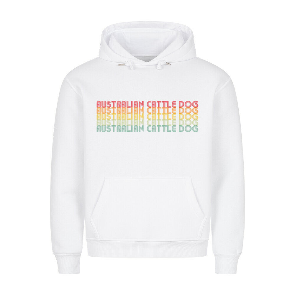 Premium Hoodie "Australian Cattle Dog" Weiß – hunde-shirt.de