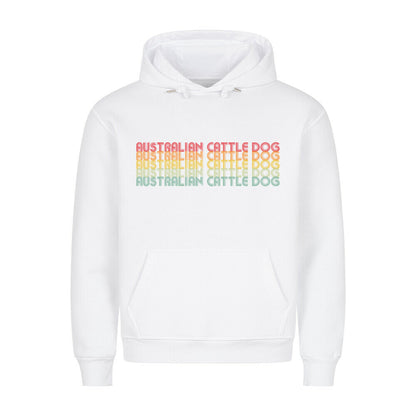 Premium Hoodie "Australian Cattle Dog" Weiß – hunde-shirt.de