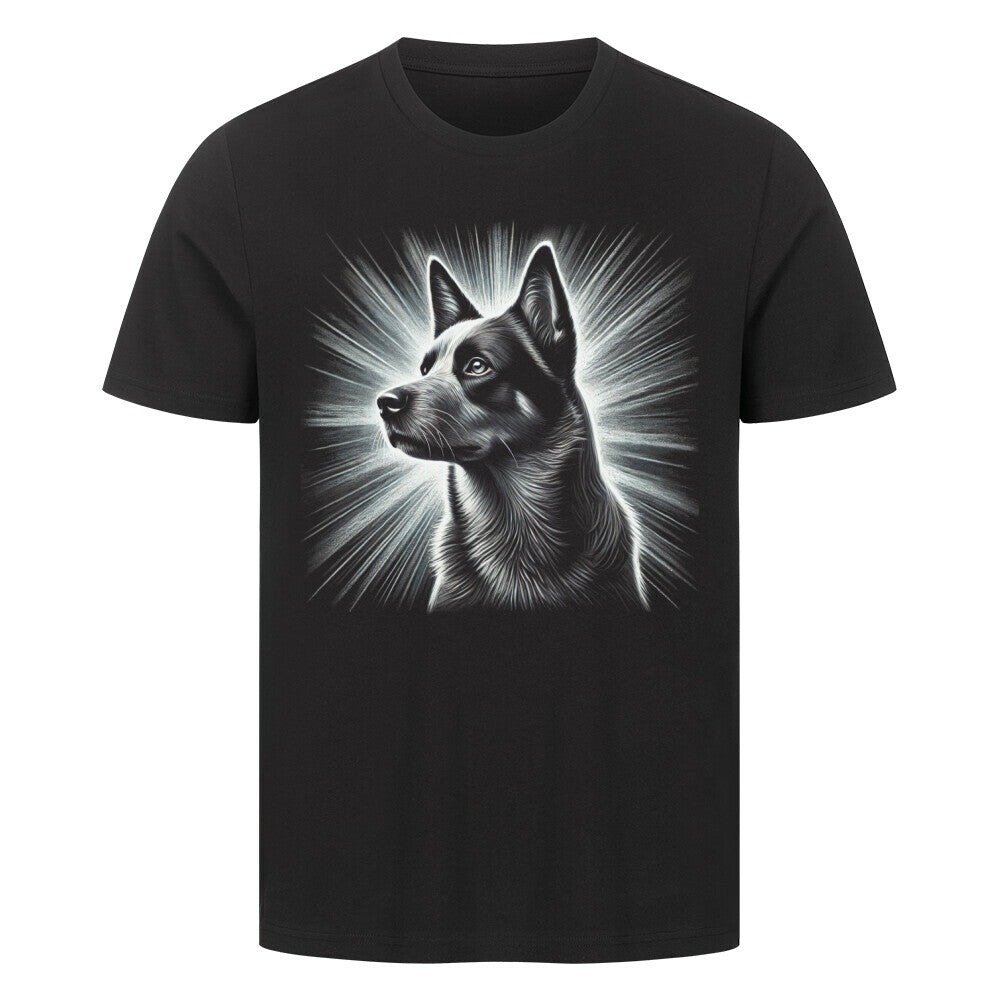 Premium T-Shirt "Australian Cattle Dog - Shine" Schwarz – hunde-shirt.de