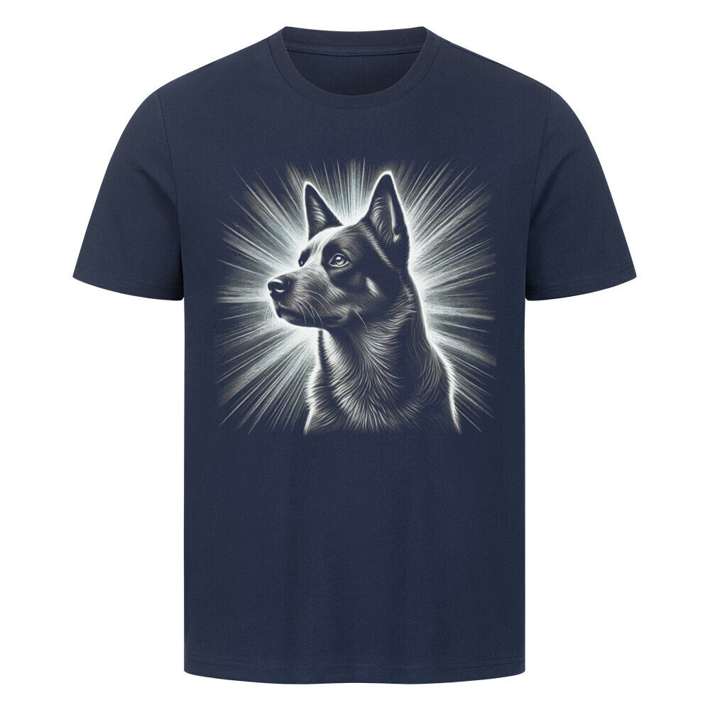 Premium T-Shirt "Australian Cattle Dog - Shine" French Navy – hunde-shirt.de