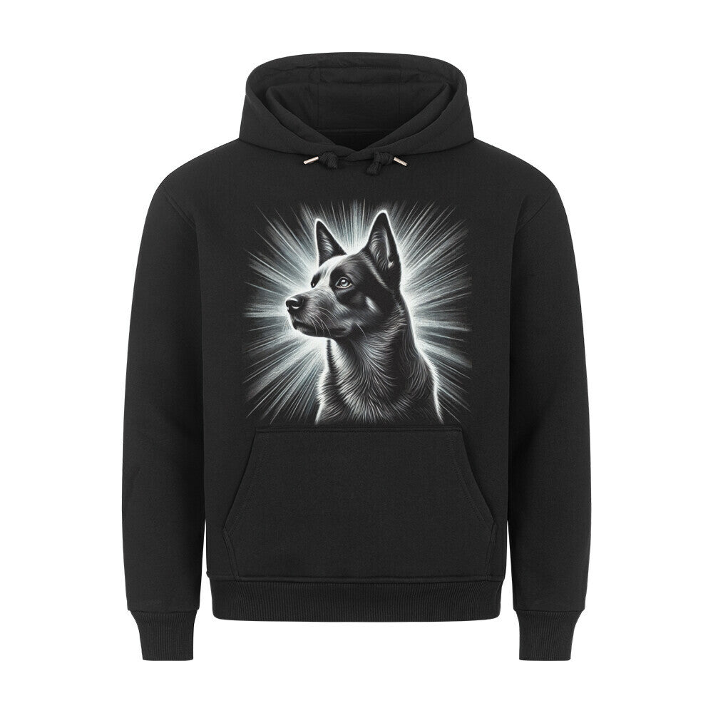 Premium Hoodie "Australian Cattle Dog - Shine" Schwarz – hunde-shirt.de