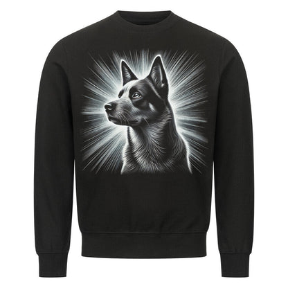Premium Sweatshirt "Australian Cattle Dog - Shine" Schwarz – hunde-shirt.de