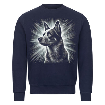 Premium Sweatshirt "Australian Cattle Dog - Shine" Navy Blue – hunde-shirt.de