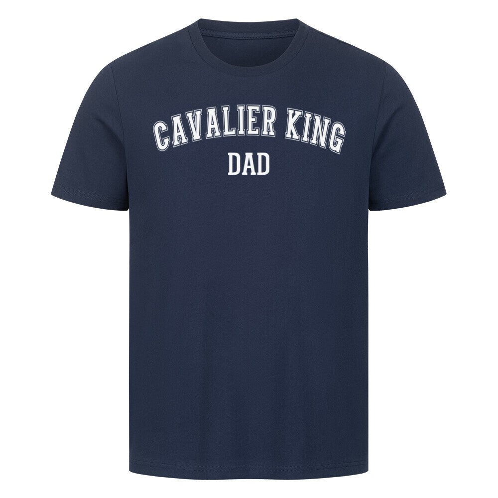Premium T-Shirt "Cavalier King Charles - DAD" French Navy – hunde-shirt.de