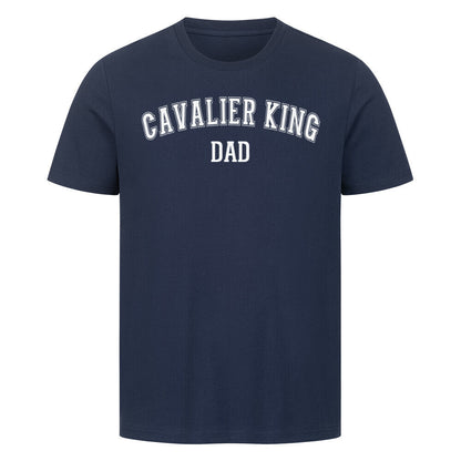 Premium T-Shirt "Cavalier King Charles - DAD" French Navy – hunde-shirt.de