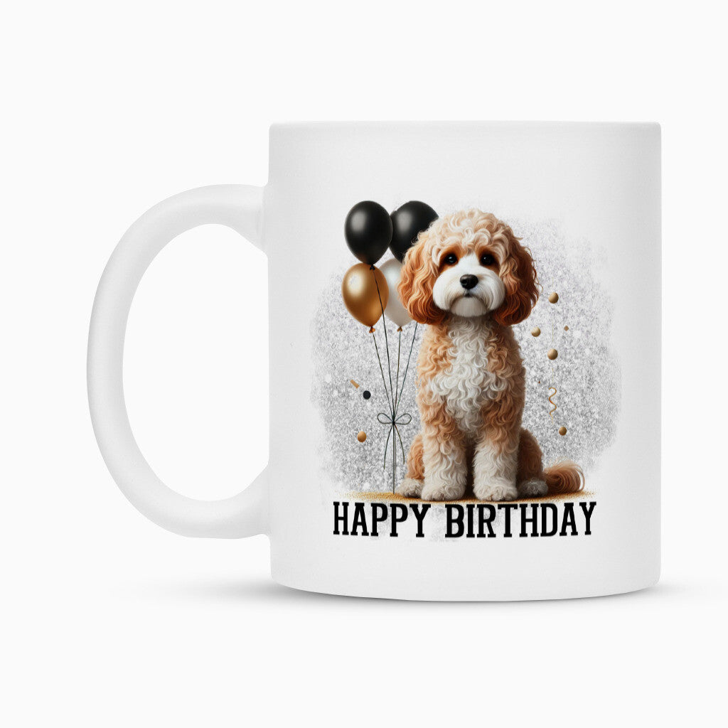 Tasse "Cavapoo - Happy Birthday" – hunde-shirt.de