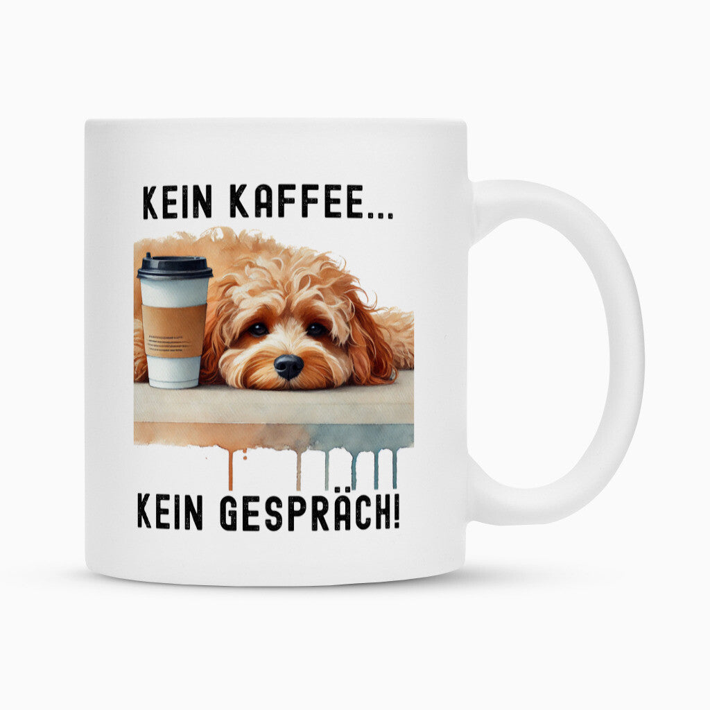 Tasse "Cavapoo - Kein Kaffee..." Weiß – hunde-shirt.de