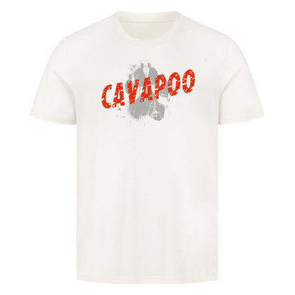 Premium T-Shirt "Cavapoo - PAW" Natural Raw – hunde-shirt.de