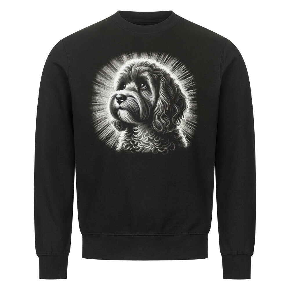 Premium Sweatshirt "Cavapoo - Shine" Schwarz – hunde-shirt.de