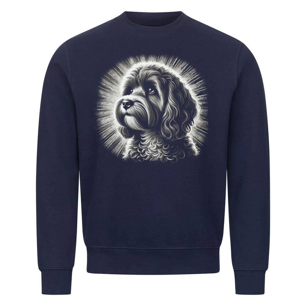 Premium Sweatshirt "Cavapoo - Shine" Navy Blue – hunde-shirt.de