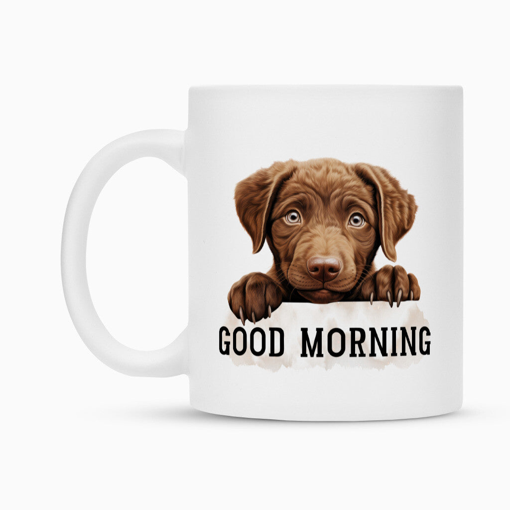 Tasse "Chesapeake Bay Retriever - Good Morning" – hunde-shirt.de