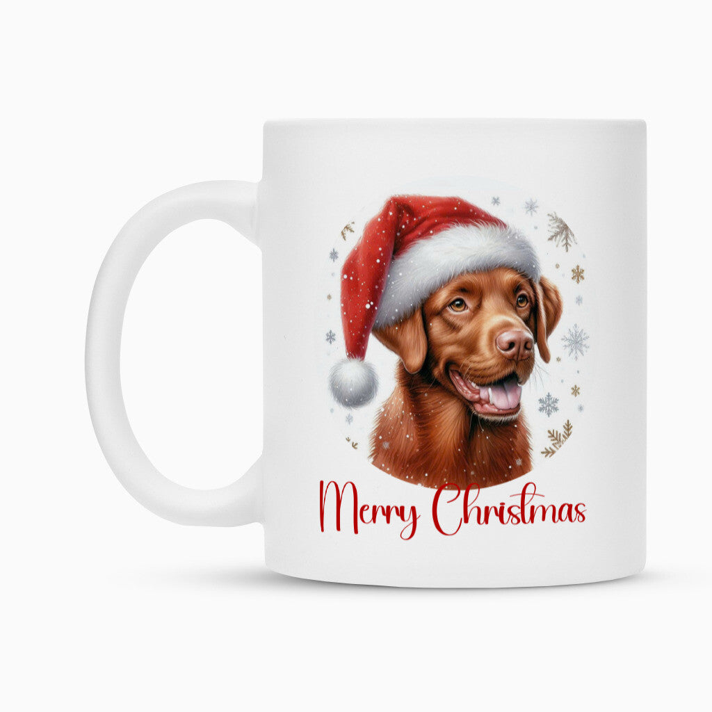 Tasse "Chesapeake Bay Retriever - Merry Christmas" – hunde-shirt.de