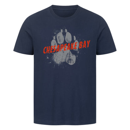Premium T-Shirt "Chesapeake Bay Retriever - PAW" French Navy – hunde-shirt.de