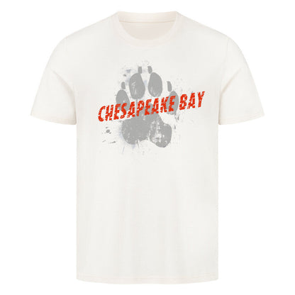 Premium T-Shirt "Chesapeake Bay Retriever - PAW" Natural Raw – hunde-shirt.de