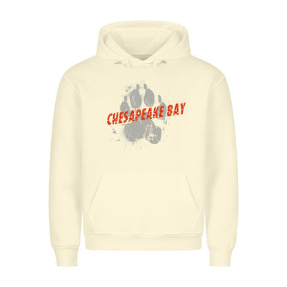 Premium Hoodie "Chesapeake Bay Retriever - PAW" Beige – hunde-shirt.de