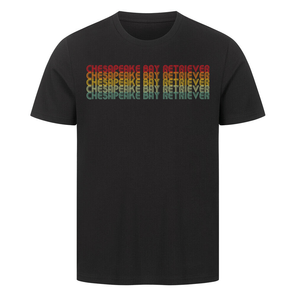 Premium T-Shirt "Chesapeake Bay - Letters" Schwarz – hunde-shirt.de