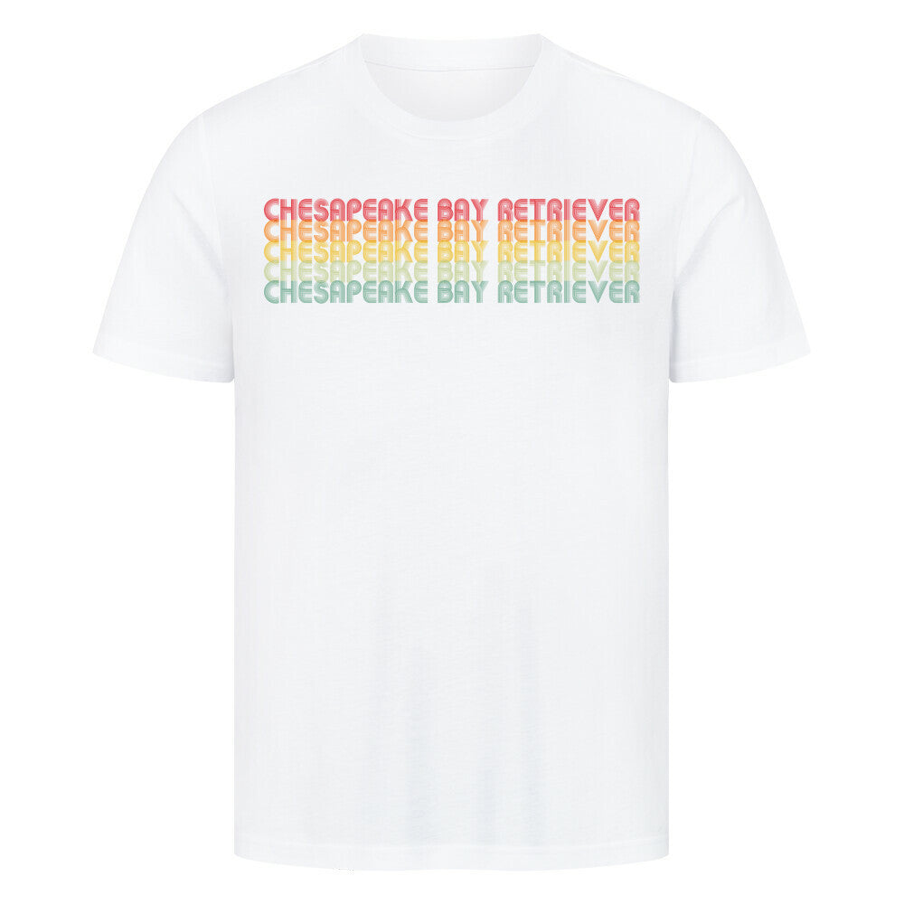 Premium T-Shirt "Chesapeake Bay - Letters" Weiß – hunde-shirt.de