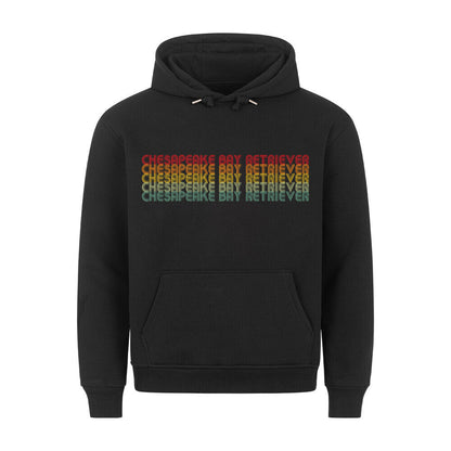 Premium Hoodie "Chesapeake Bay - Letters" Schwarz – hunde-shirt.de