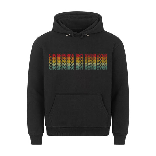 Premium Hoodie "Chesapeake Bay - Letters" Schwarz – hunde-shirt.de