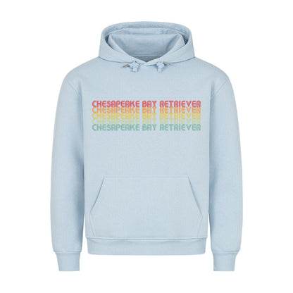 Premium Hoodie "Chesapeake Bay - Letters" Babyblau – hunde-shirt.de