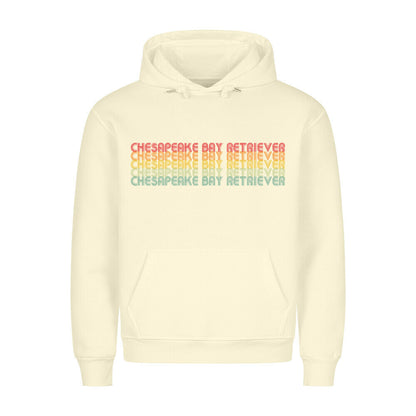 Premium Hoodie "Chesapeake Bay - Letters" Beige – hunde-shirt.de