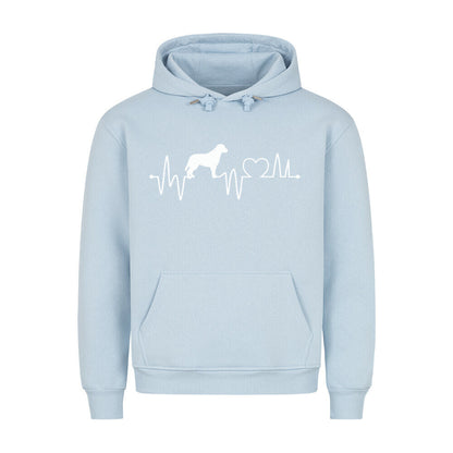 Premium Hoodie "Chesapeake Bay Retriever - Heartbeat" Babyblau – hunde-shirt.de