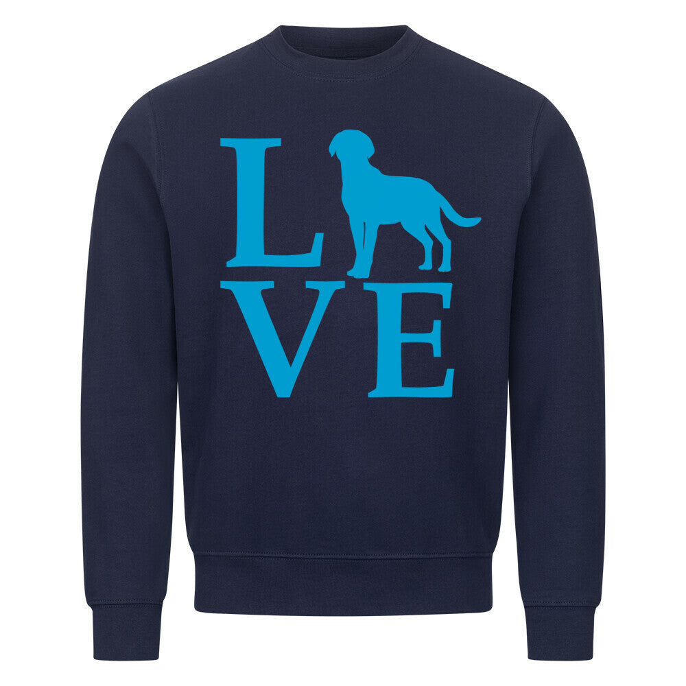 Premium Sweatshirt "Chesapeake Bay - LOVE" Navy Blue – hunde-shirt.de