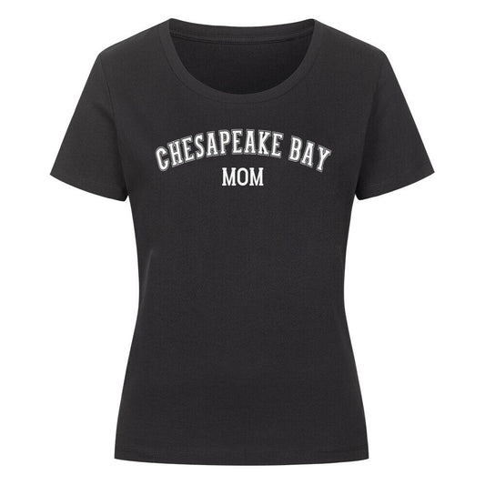 Premium Organic Damen-Shirt "Chesapeake Bay - MOM" Schwarz – hunde-shirt.de
