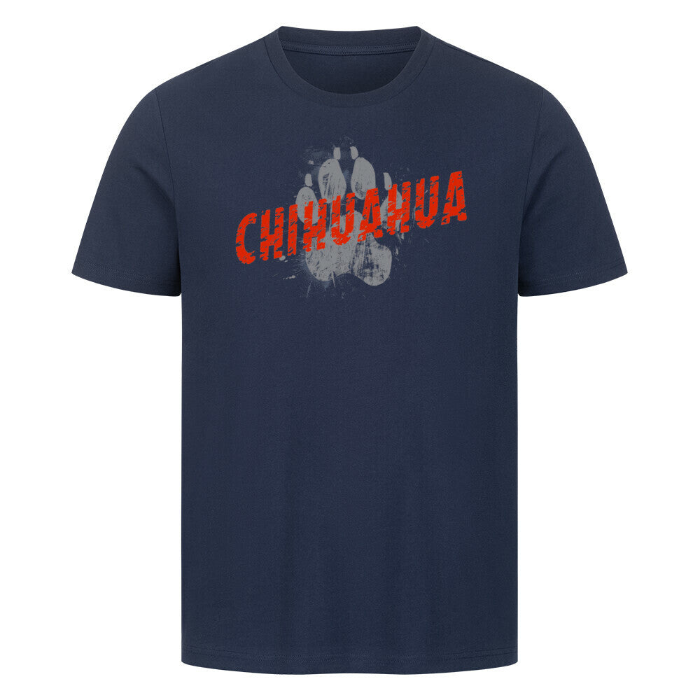 Premium T-Shirt "Chihuahua - PAW" French Navy – hunde-shirt.de