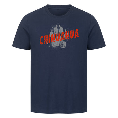 Premium T-Shirt "Chihuahua - PAW" French Navy – hunde-shirt.de