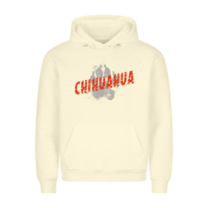 Premium Hoodie "Chihuahua - PAW" Beige – hunde-shirt.de