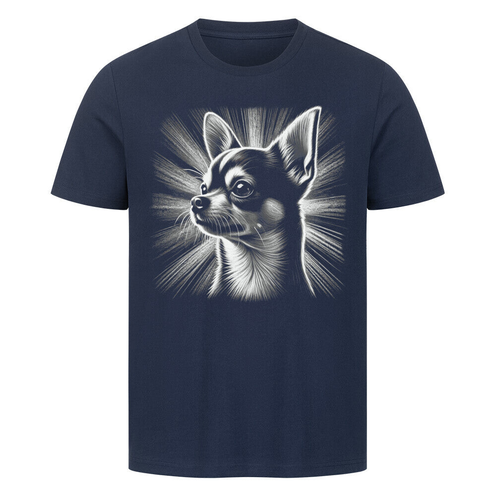 Premium T-Shirt "Chihuahua - Shine" French Navy – hunde-shirt.de