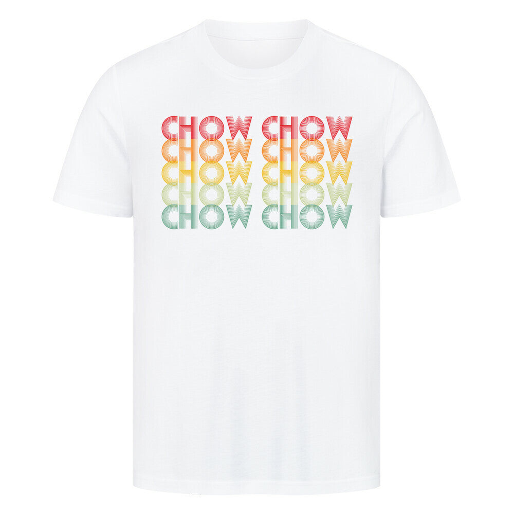 Premium T-Shirt "Chow-Chow" Weiß – hunde-shirt.de