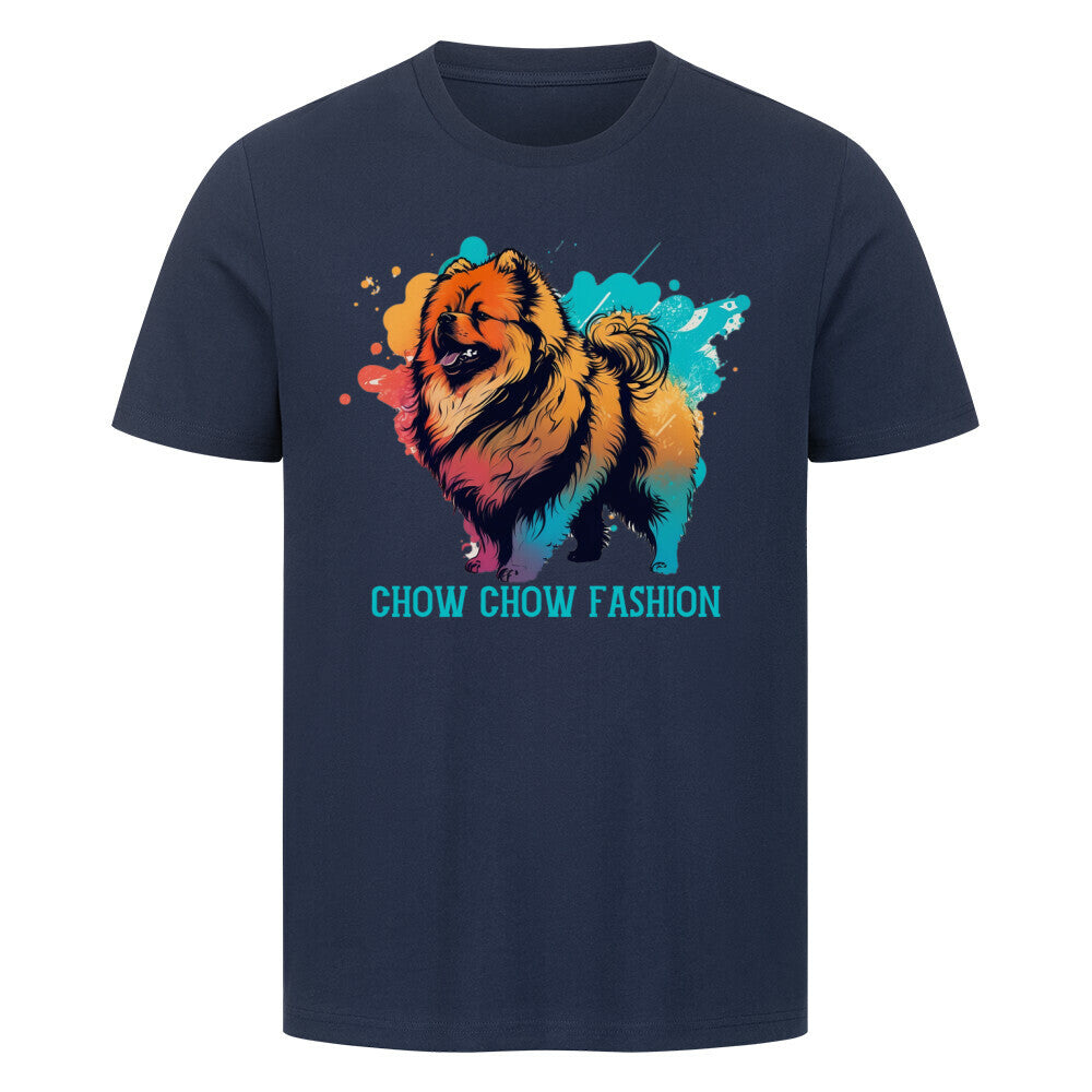 Premium T-Shirt "Chow-Chow - Fashion" French Navy – hunde-shirt.de